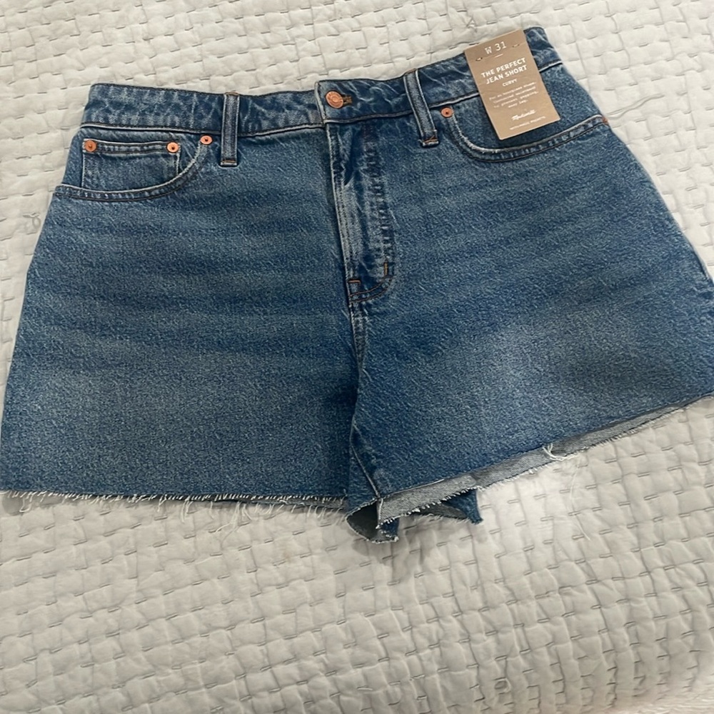Madewell The Perfect Jean Short Curvy